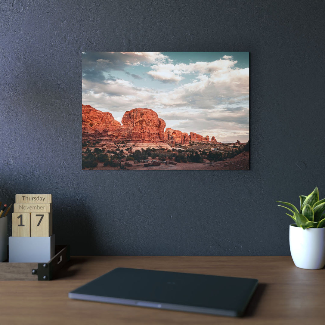 A Desert Sunset | Patience | Aluminum Wall Art | Elemental Escape Collection