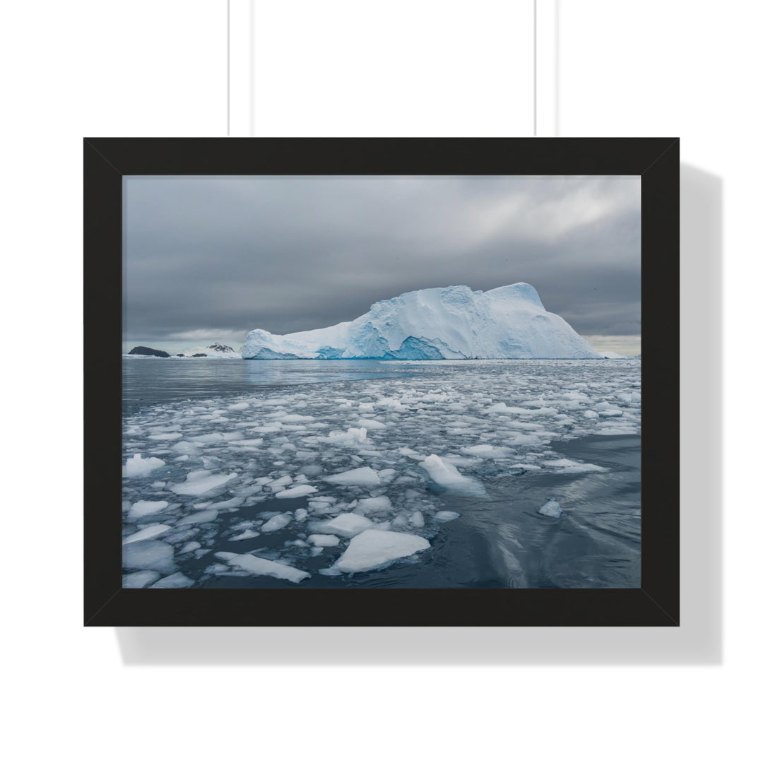 Lane of Ice - Framed Print