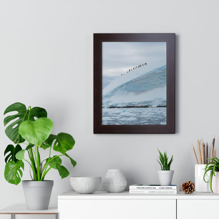 Preparing for the Climb - Framed Print
