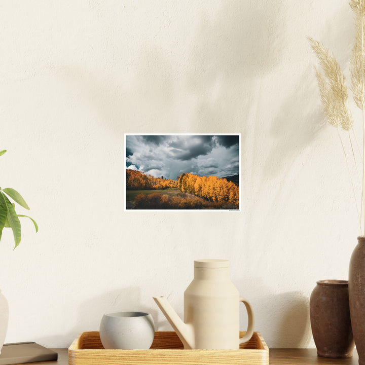 Storm - Nature Photography Wall Art, Scenic Poster, Home Decor Print, Rustic Wall Decor, Gift for Nature Lovers, Autumn Landscape Art