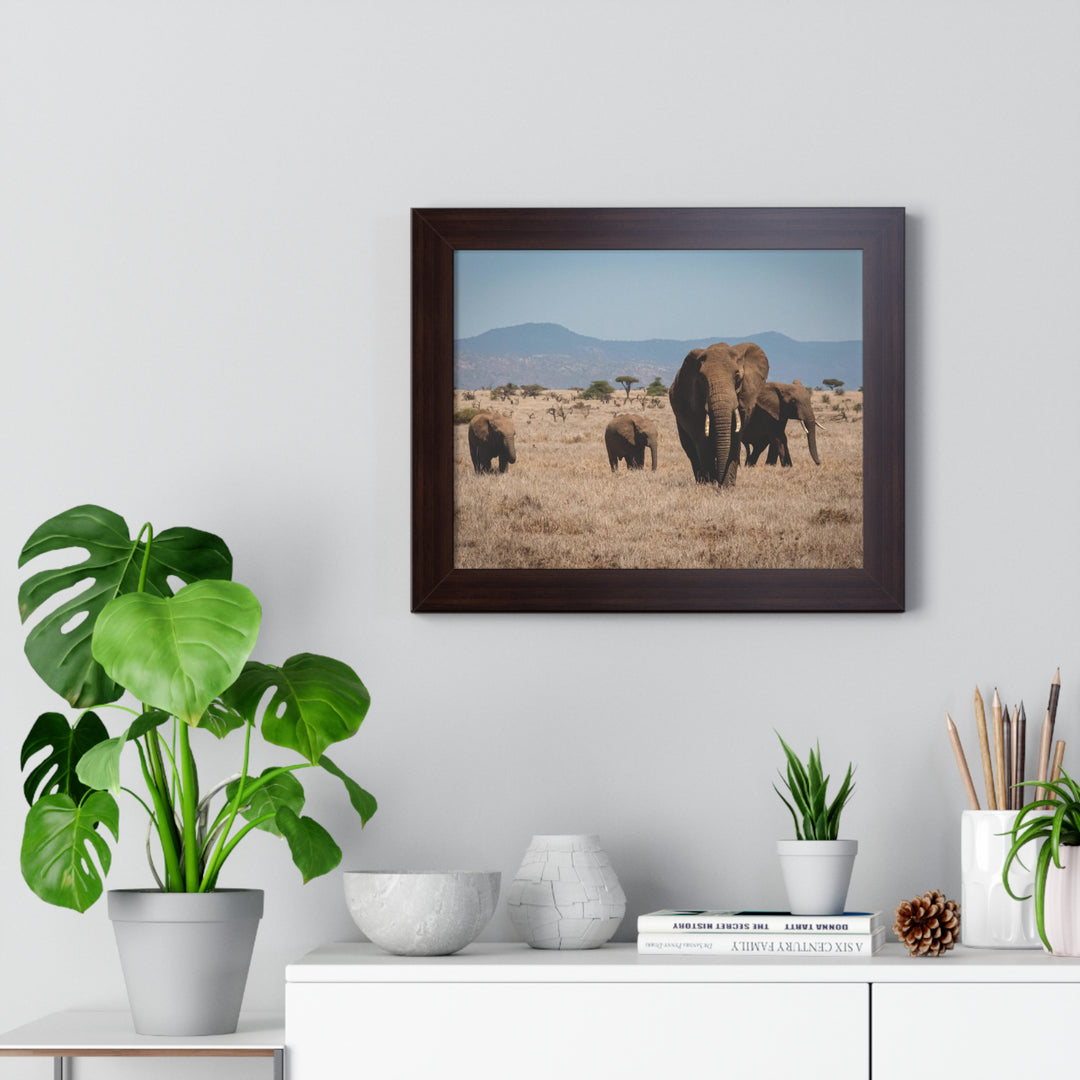 Family March - Framed Print