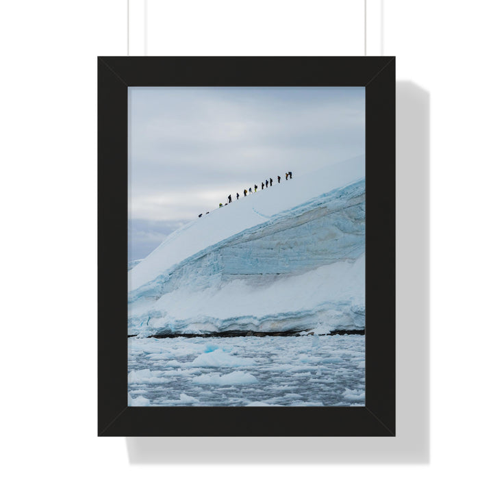 Preparing for the Climb - Framed Print