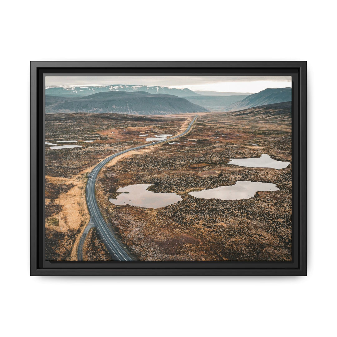 A Road Worth Traveling | Freedom | Framed Matte Canvas Art Print | Elemental Escape Collection