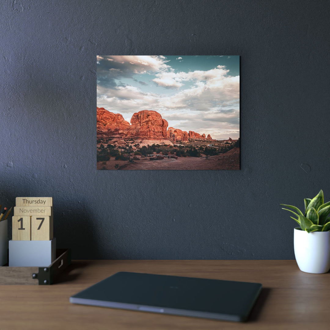 A Desert Sunset | Patience | Aluminum Wall Art | Elemental Escape Collection