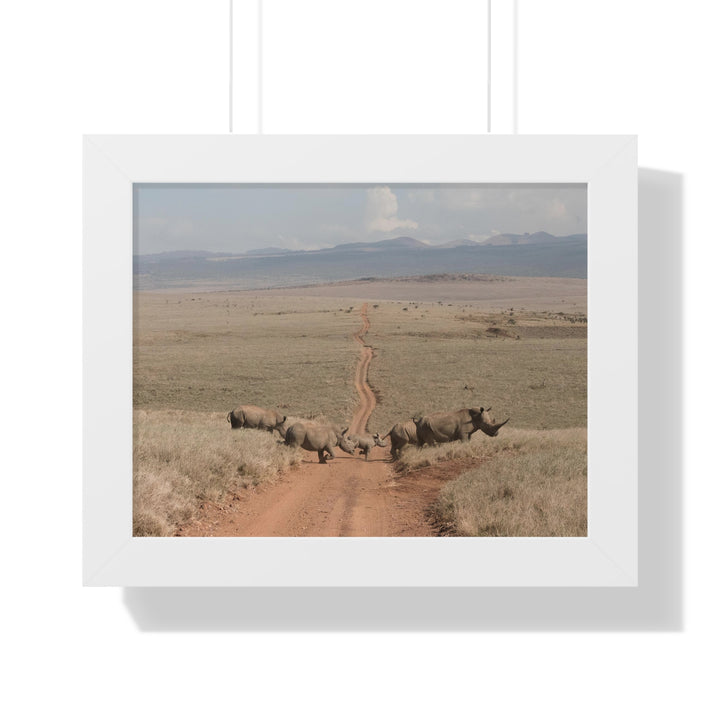 Conservation Success Family - Framed Print