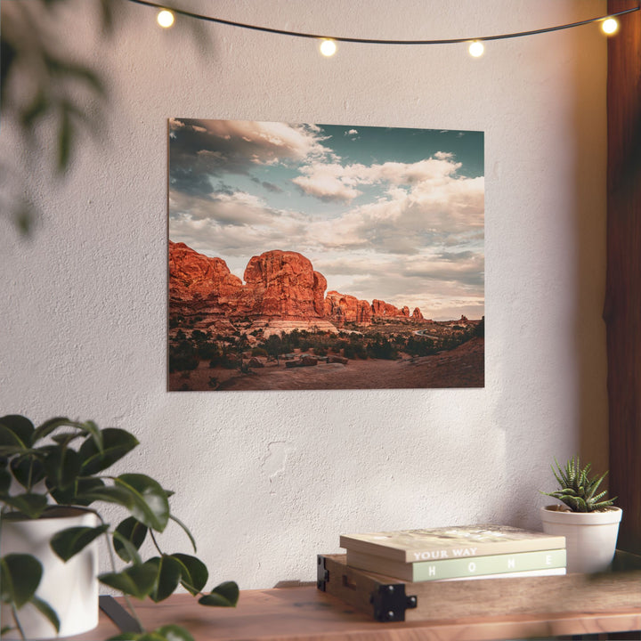 A Desert Sunset | Patience | Aluminum Wall Art | Elemental Escape Collection