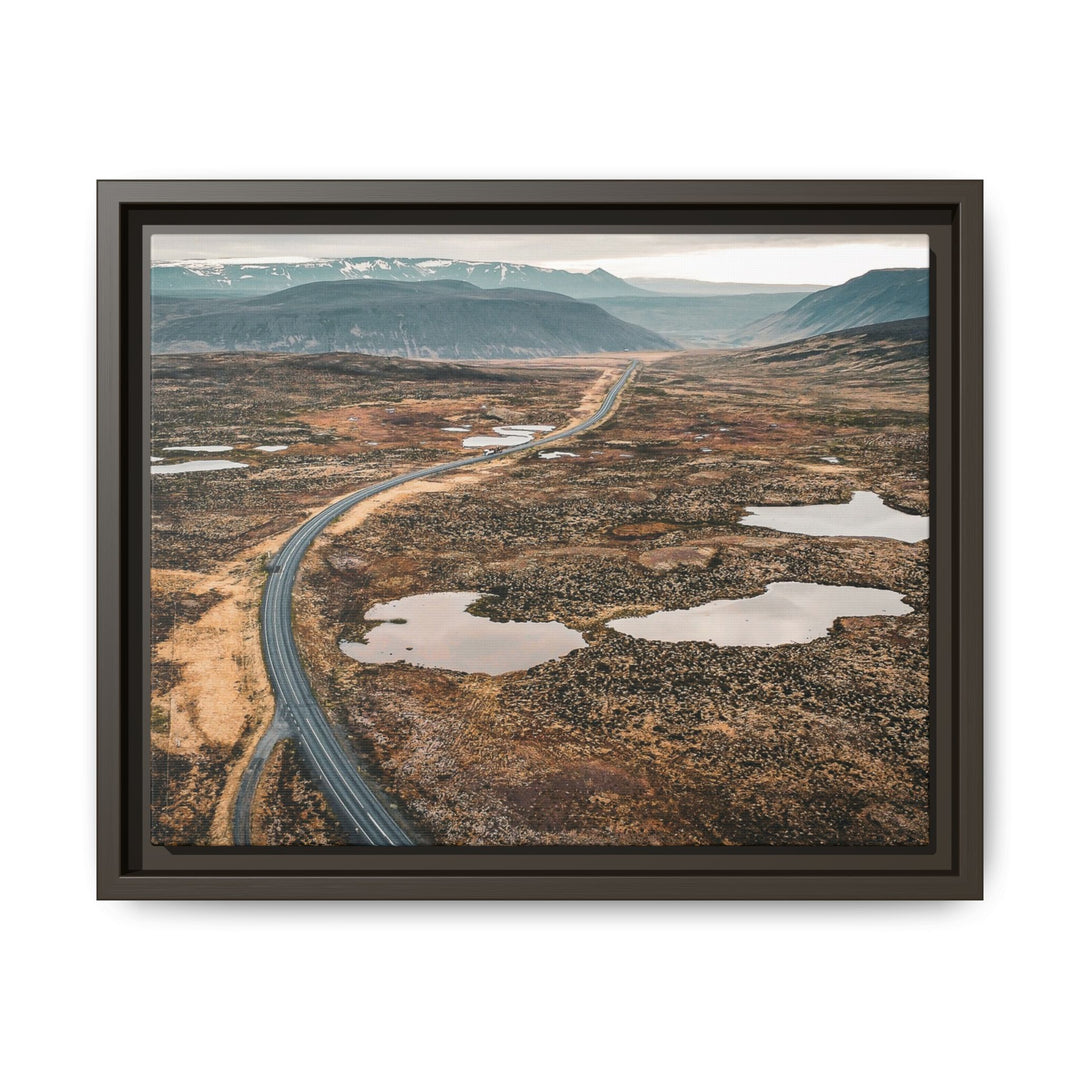 A Road Worth Traveling | Freedom | Framed Matte Canvas Art Print | Elemental Escape Collection
