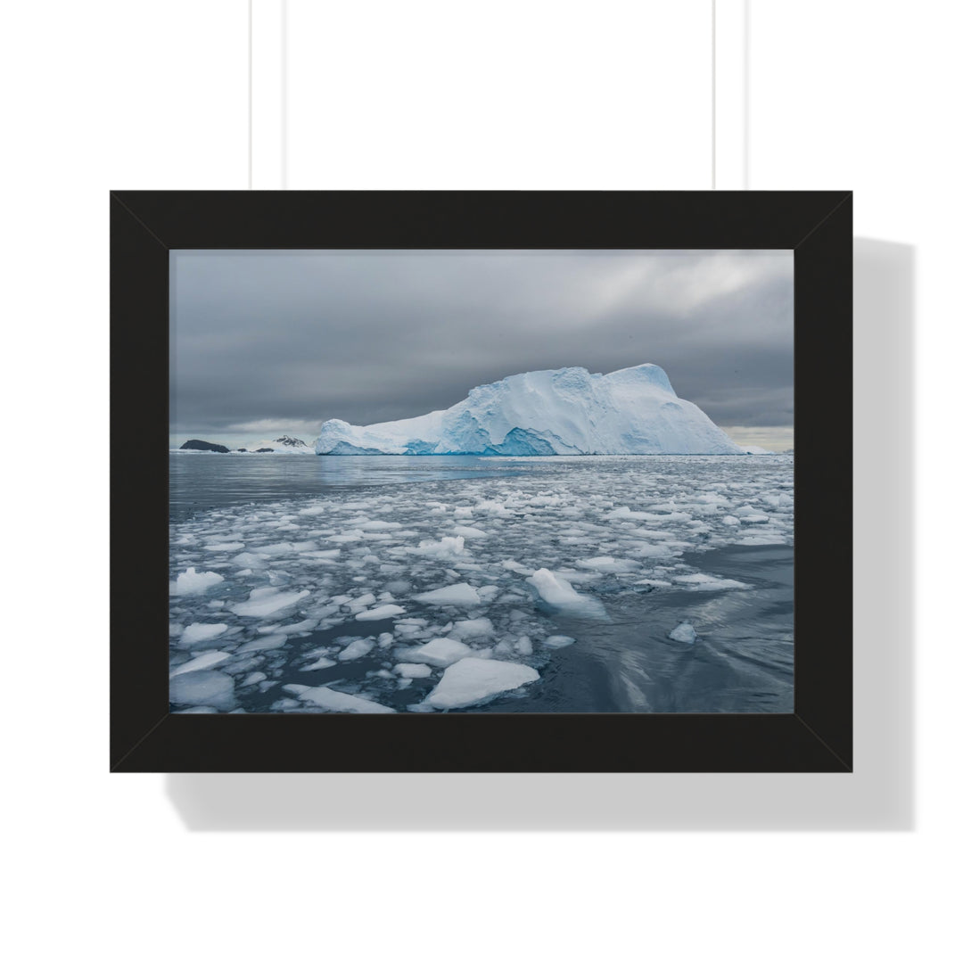 Lane of Ice - Framed Print