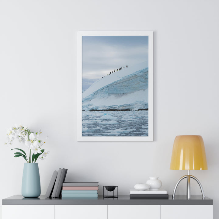 Preparing for the Climb - Framed Print