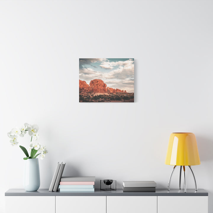 A Desert Sunset | Patience | Matte Canvas Art Print | Elemental Escape Collection