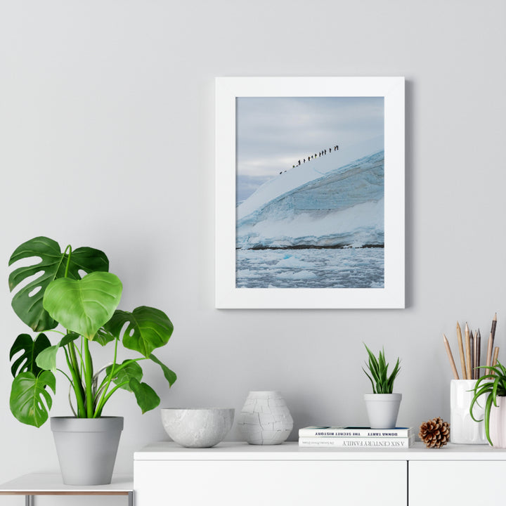 Preparing for the Climb - Framed Print