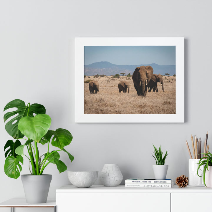 Family March - Framed Print