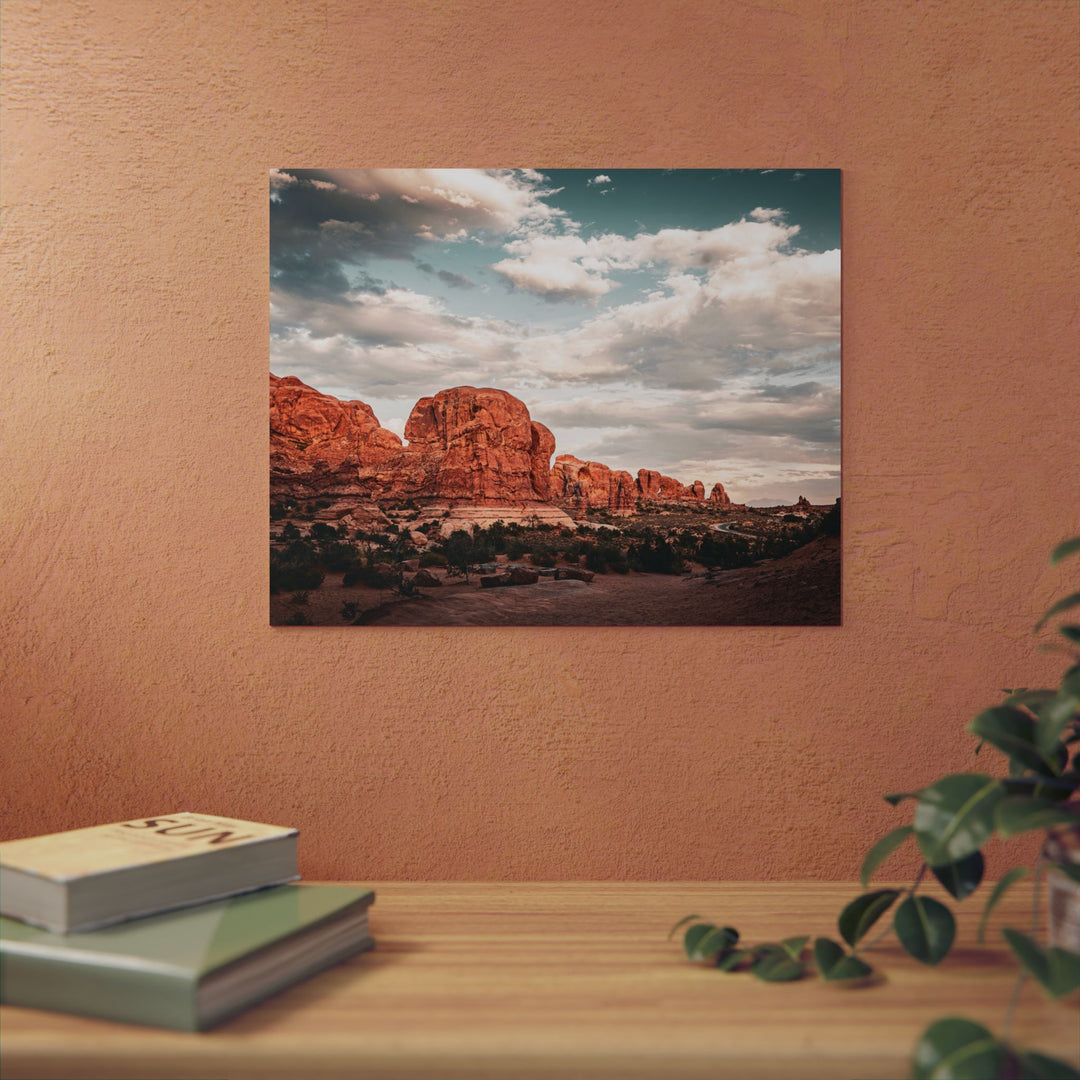A Desert Sunset | Patience | Aluminum Wall Art | Elemental Escape Collection