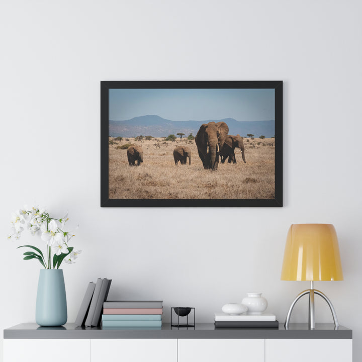 Family March - Framed Print