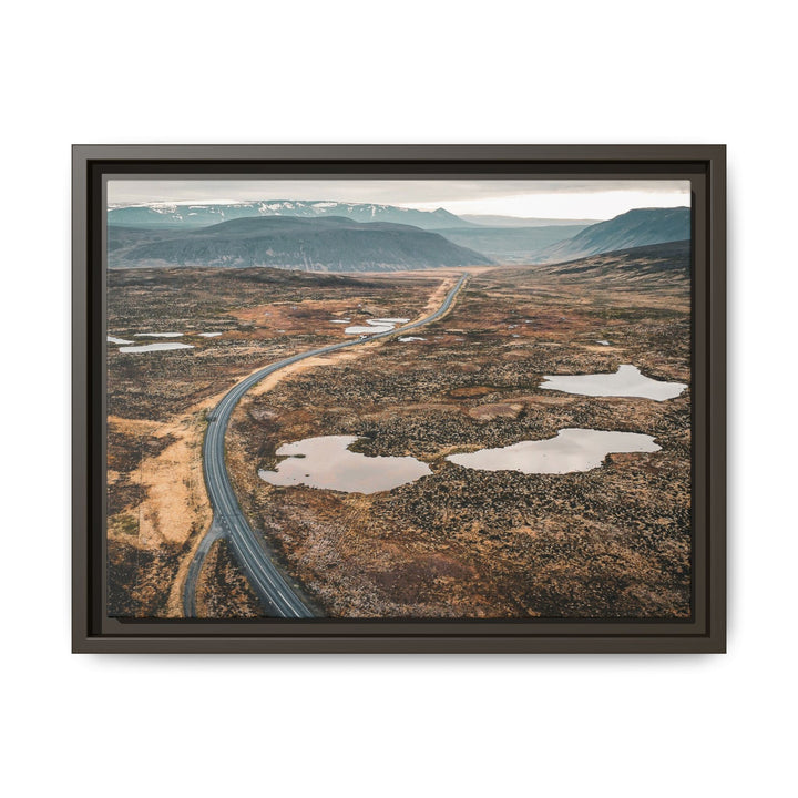 A Road Worth Traveling | Freedom | Framed Matte Canvas Art Print | Elemental Escape Collection
