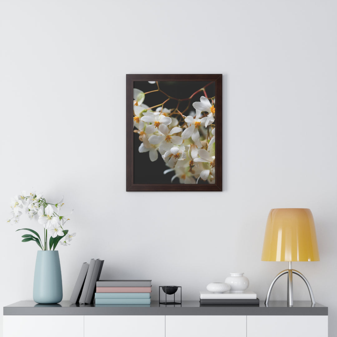 Floral Network - Framed Print
