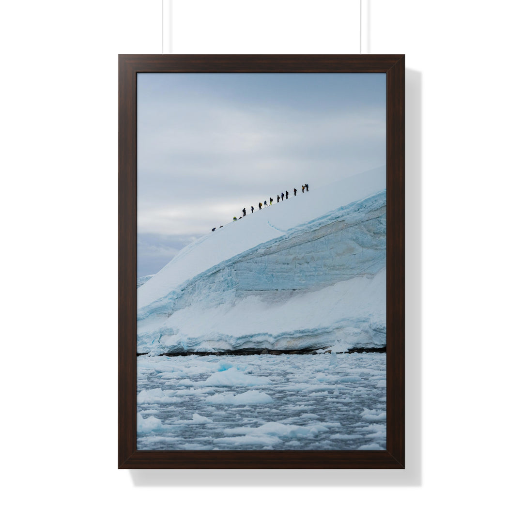 Preparing for the Climb - Framed Print