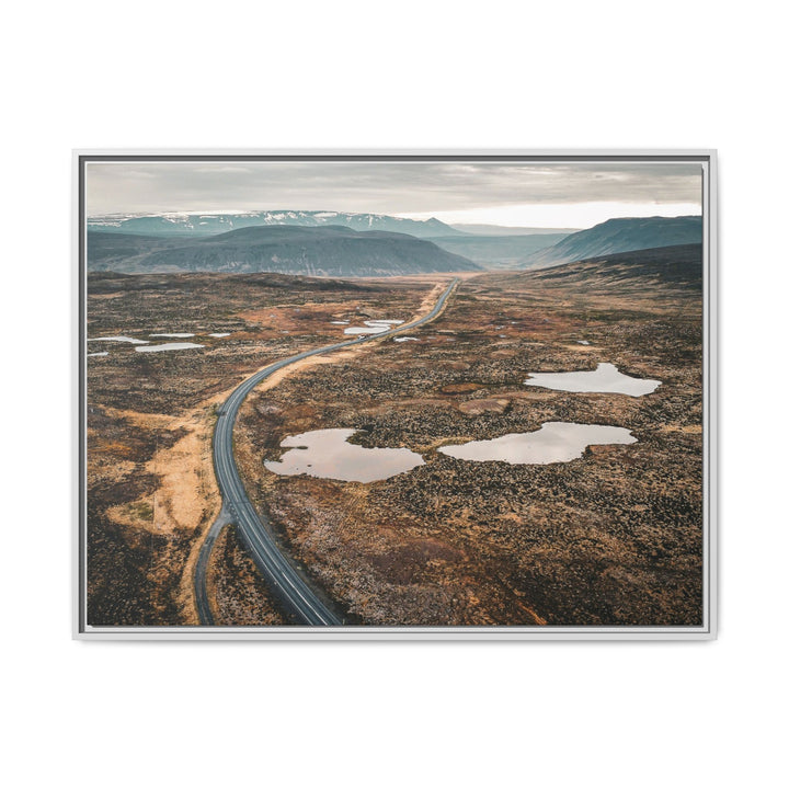 A Road Worth Traveling | Freedom | Framed Matte Canvas Art Print | Elemental Escape Collection