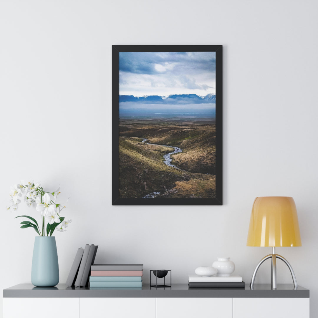 The Fog Approaches - Framed Print