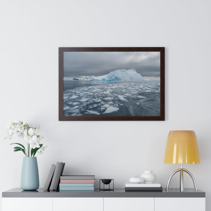 Lane of Ice - Framed Print