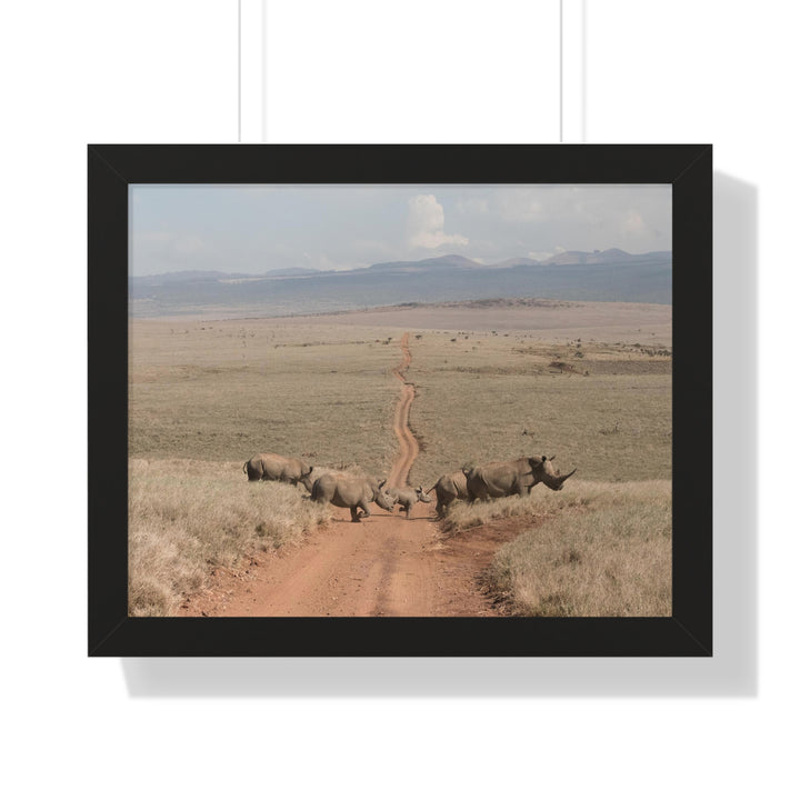 Conservation Success Family - Framed Print