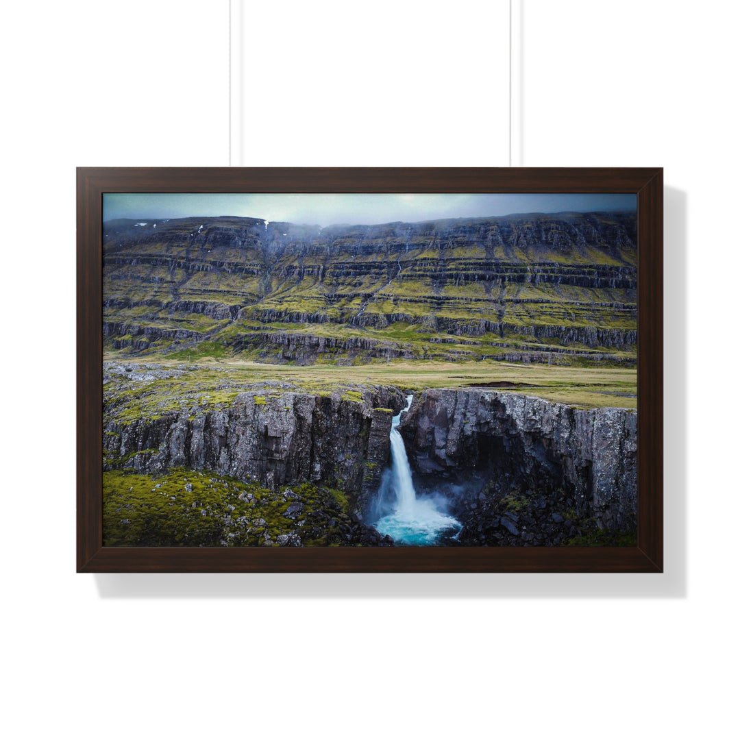 A Remote Waterfall - Framed Print
