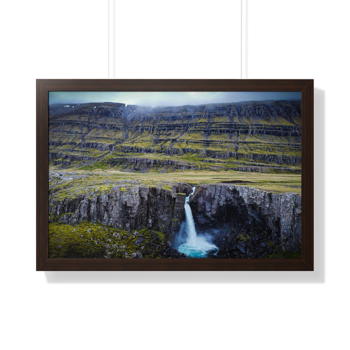 A Remote Waterfall - Framed Print