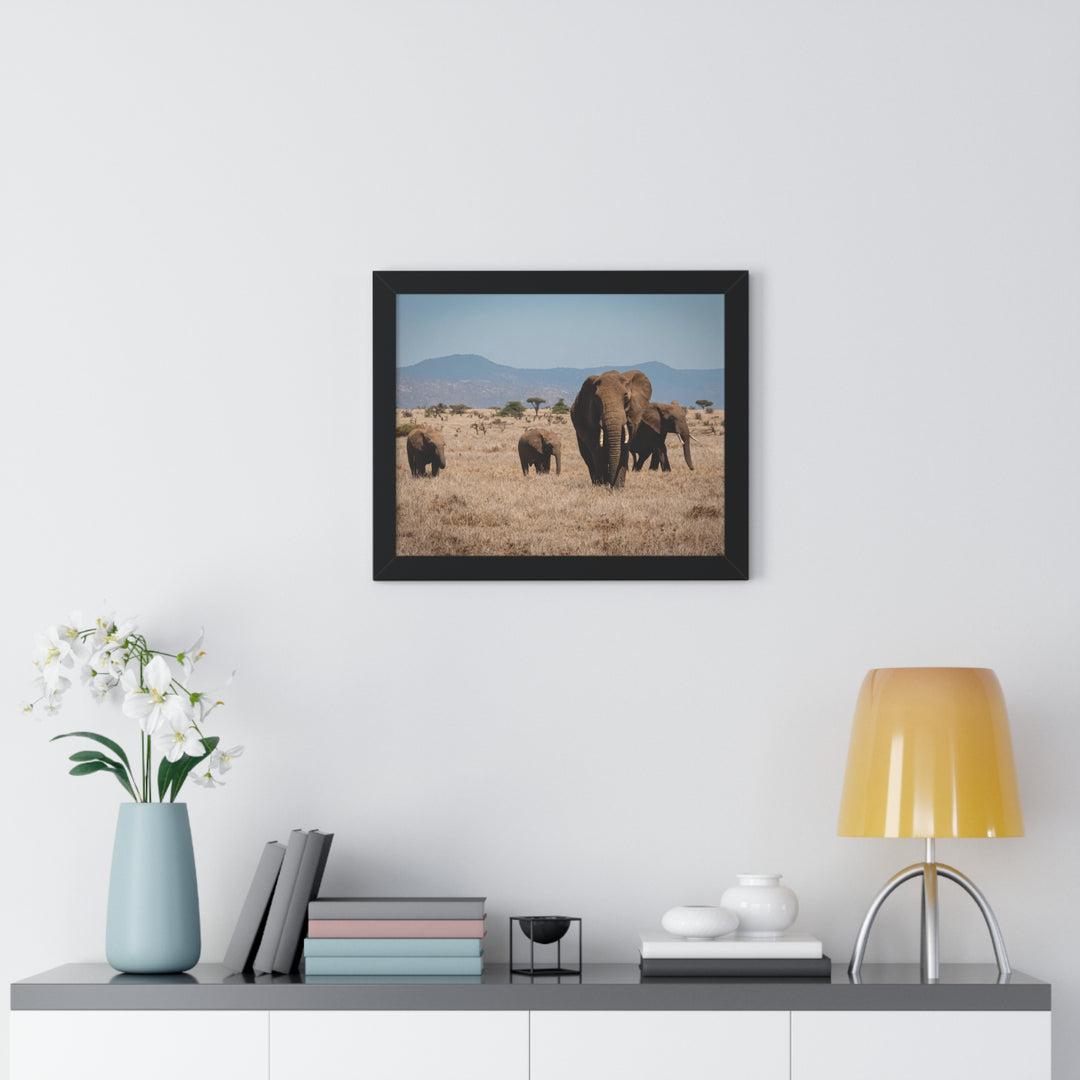 Family March - Framed Print