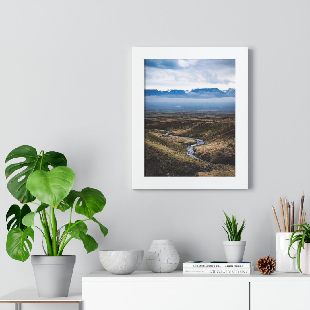 The Fog Approaches - Framed Print