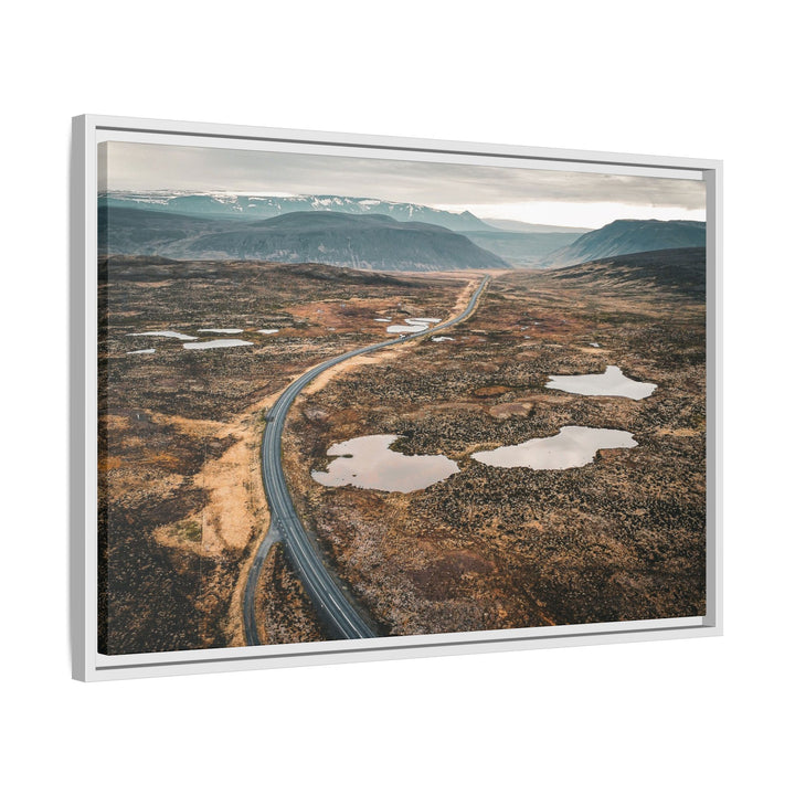 A Road Worth Traveling | Freedom | Framed Matte Canvas Art Print | Elemental Escape Collection