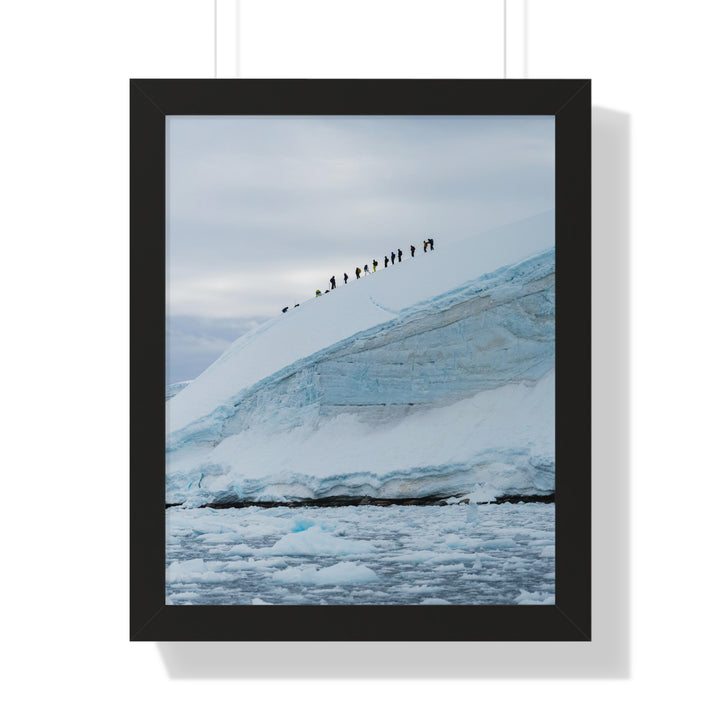 Preparing for the Climb - Framed Print