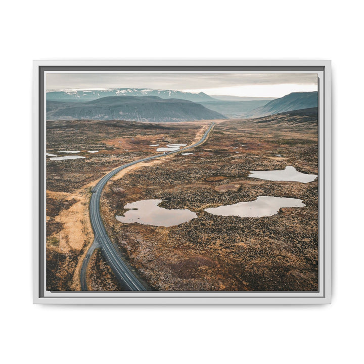 A Road Worth Traveling | Freedom | Framed Matte Canvas Art Print | Elemental Escape Collection