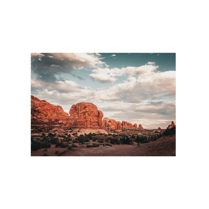 A Desert Sunset | Patience | Aluminum Wall Art | Elemental Escape Collection