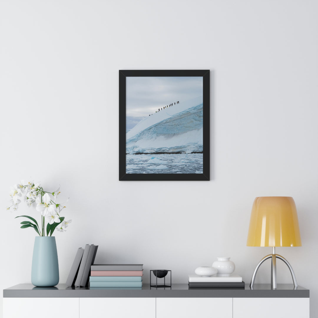 Preparing for the Climb - Framed Print