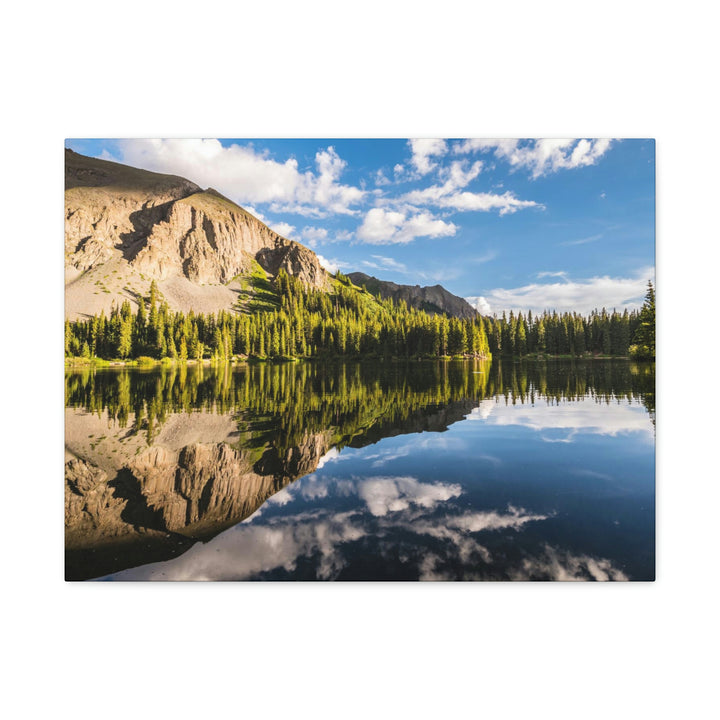 Mountain Scene Reflected - Canvas