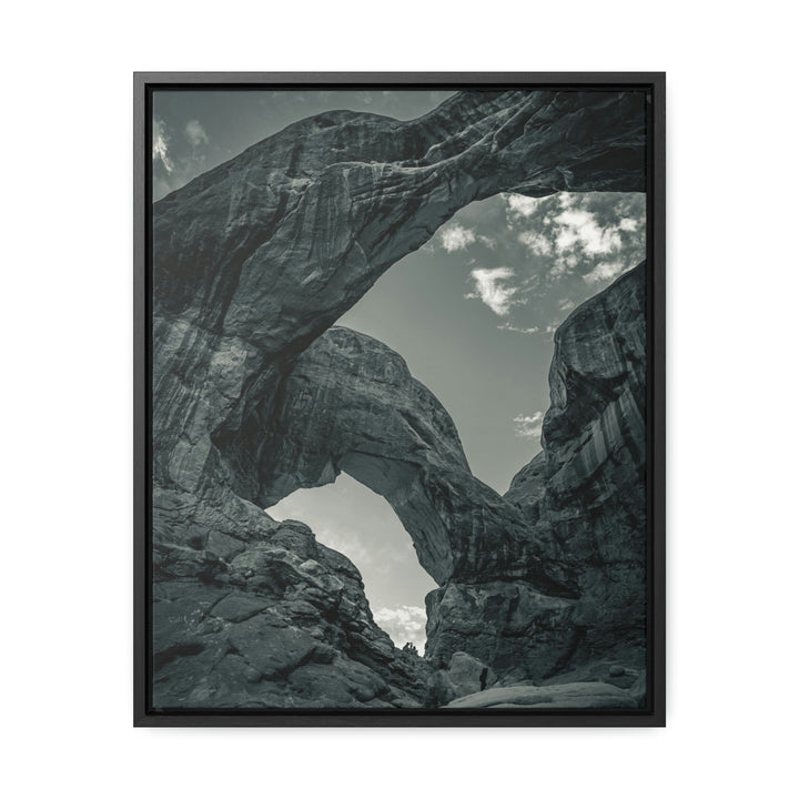 Natural Frames Part 4 in Black and White - Canvas with Frame