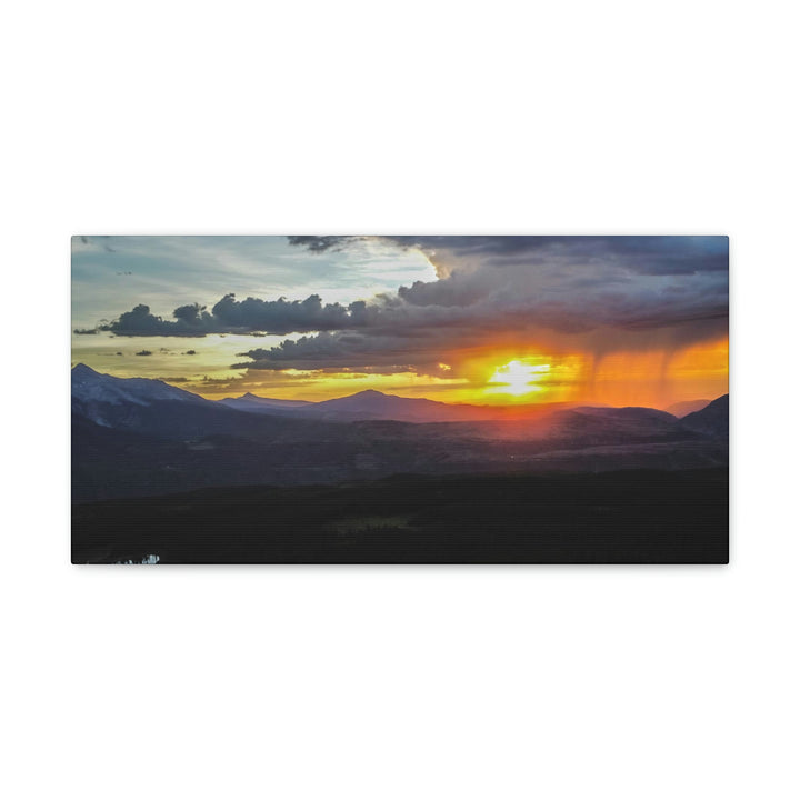 Rainy Sunset - Canvas