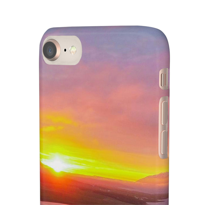 Sunset Over the Fjord Part 1 - Phone Case