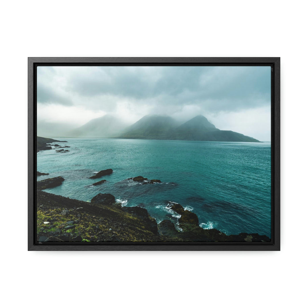 Mystical Mountain View - Canvas with Frame