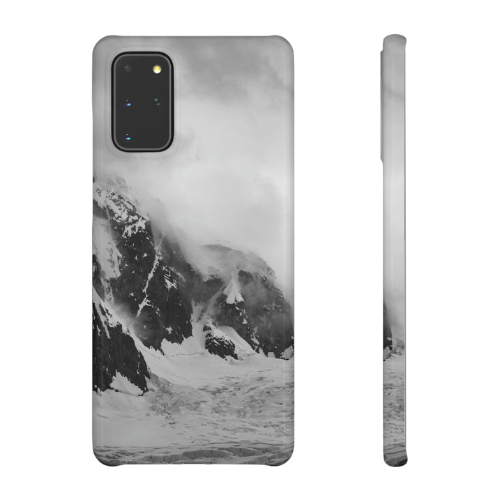 The Mist Descends in Black and White - Phone Case