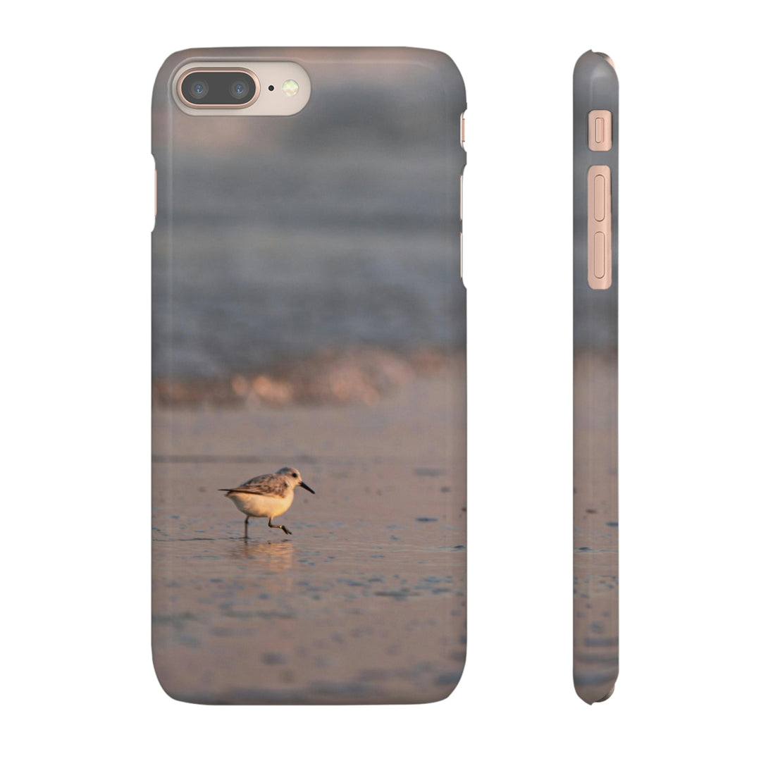 Sanderling in Soft Dusk Light - Phone Case