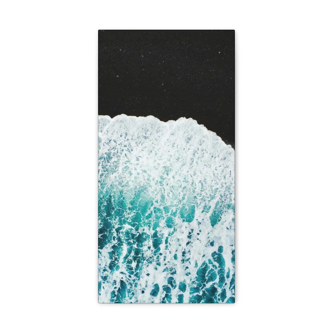 A Wave on Volcanic Sand - Canvas