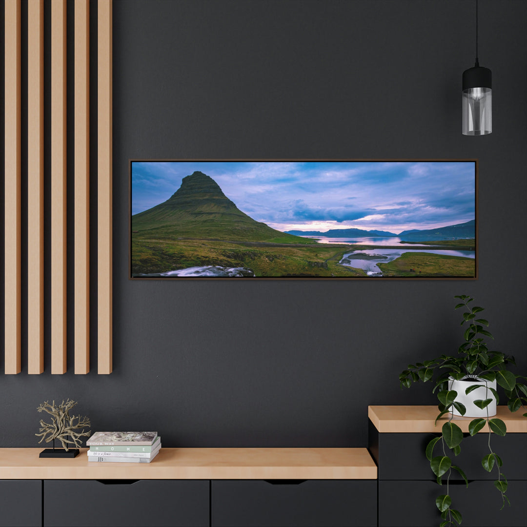 An Icelandic Sunset - Canvas with Frame