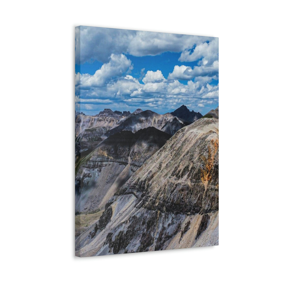 Imogene Pass From the Air - Canvas