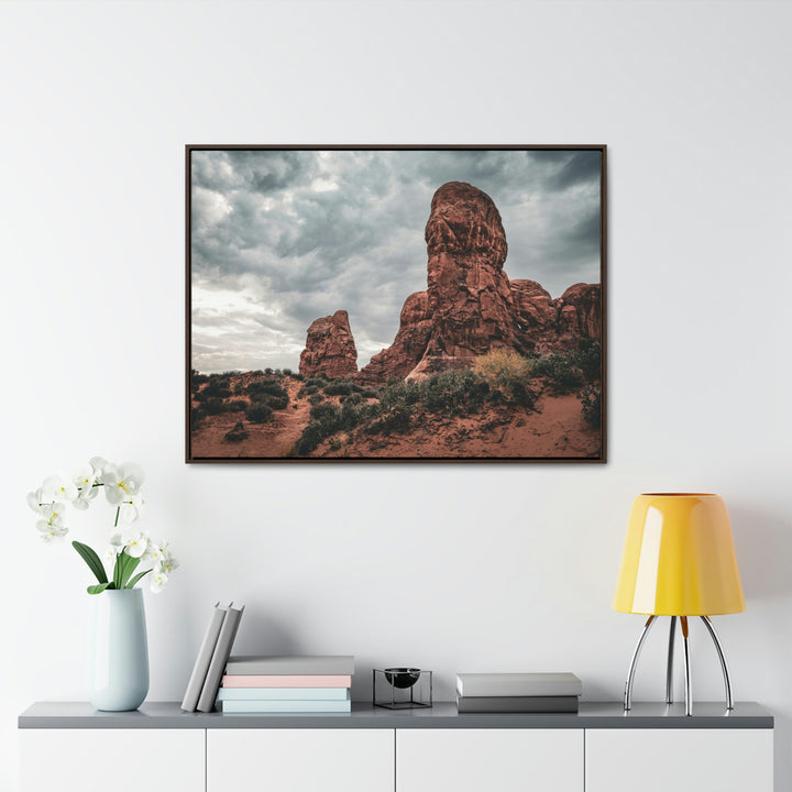 Dramatic Rocks - Canvas with Frame