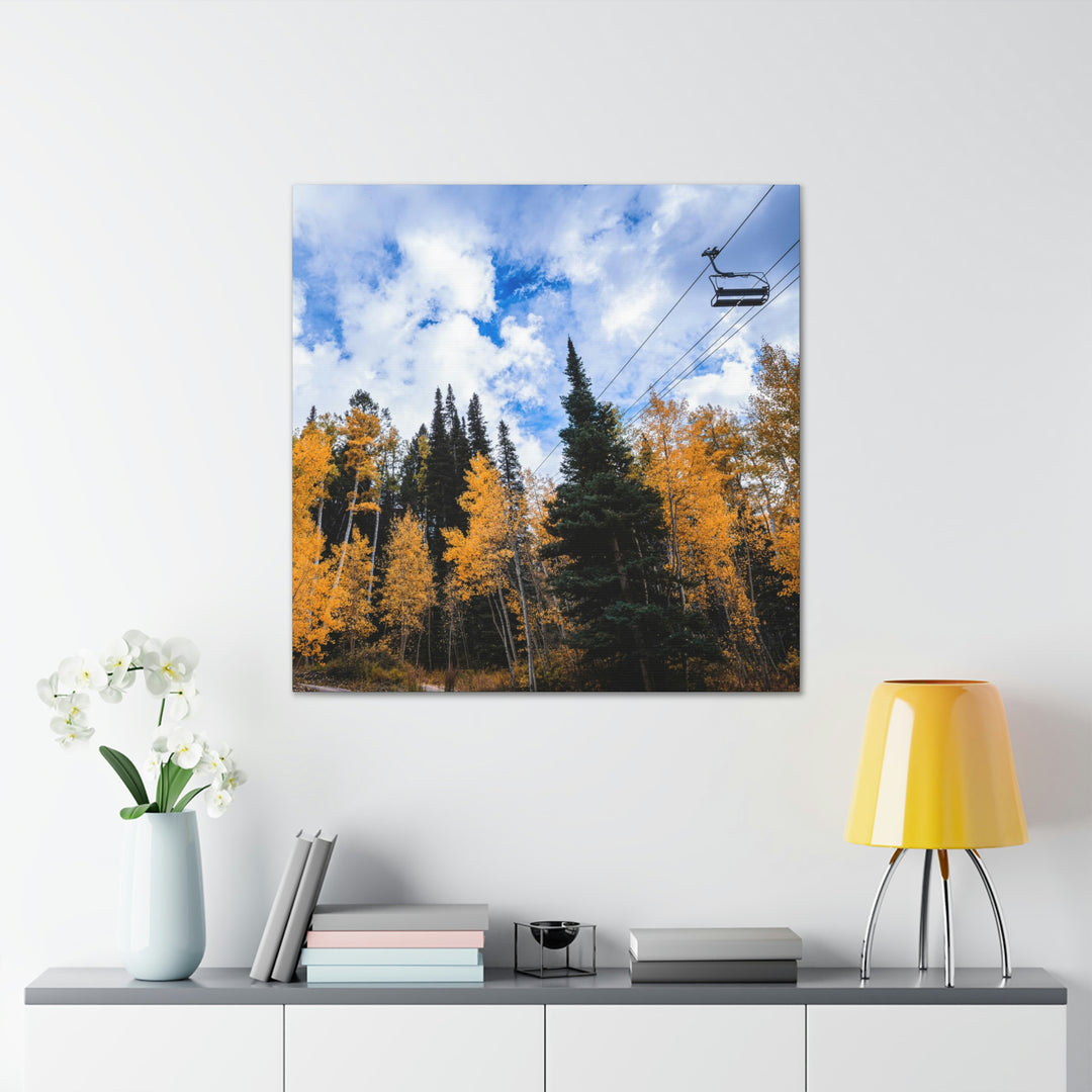 Chairlift in Suspension - Canvas