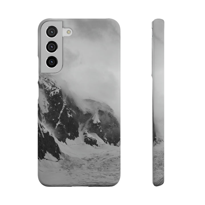 The Mist Descends in Black and White - Phone Case