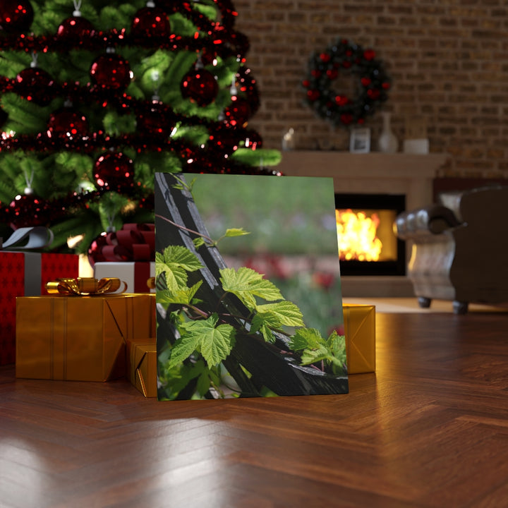 Ivy-Covered Fence - Canvas