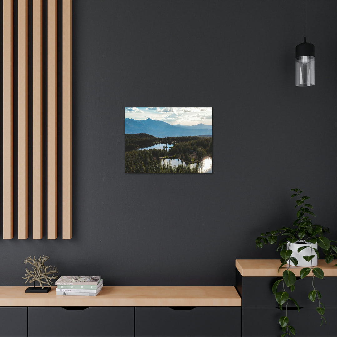 Cool Mountain Lakes - Canvas