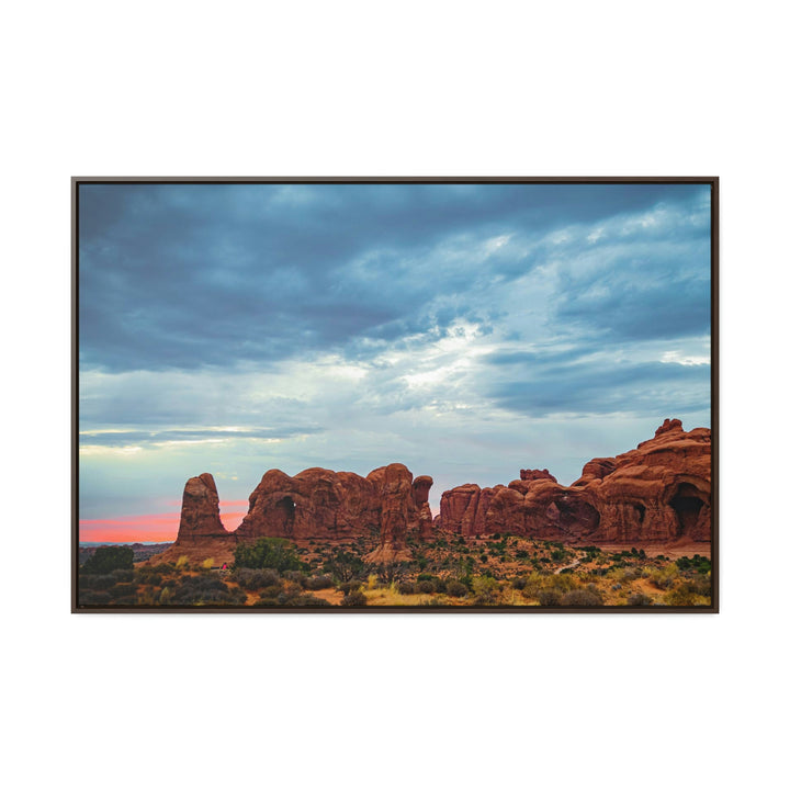 Arches at Sunset - Canvas with Frame